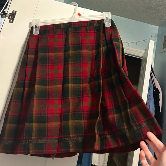 Vintage Plaid Skirt - Picture 1 of 3